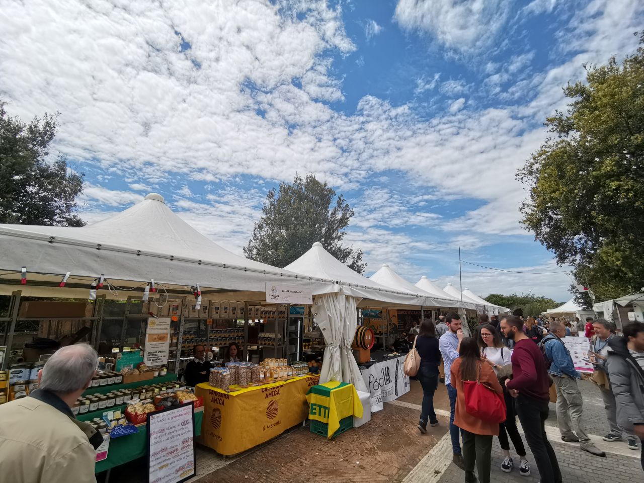 People during Pecorino Romano Cheese and Broad Beans Festival 2024