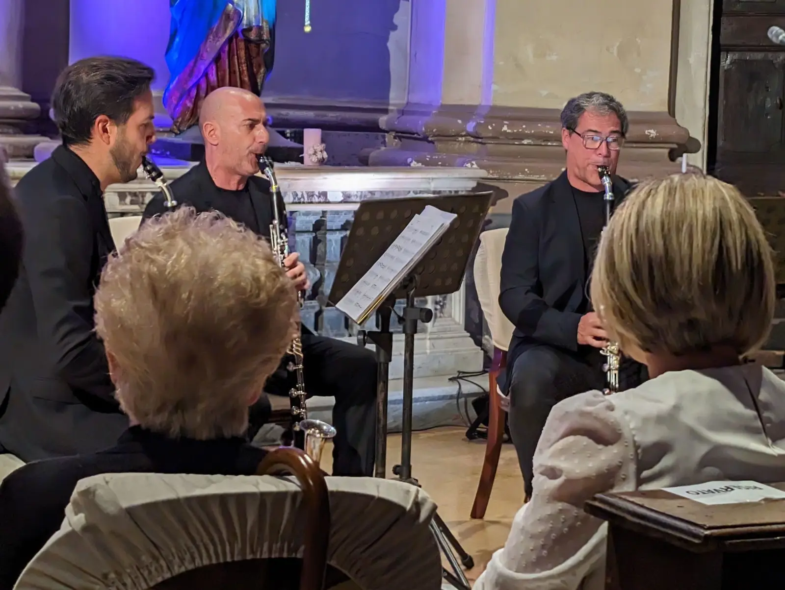 Musicisti durante il Festival Internazionale dell'Armonia Claudio Giglietti