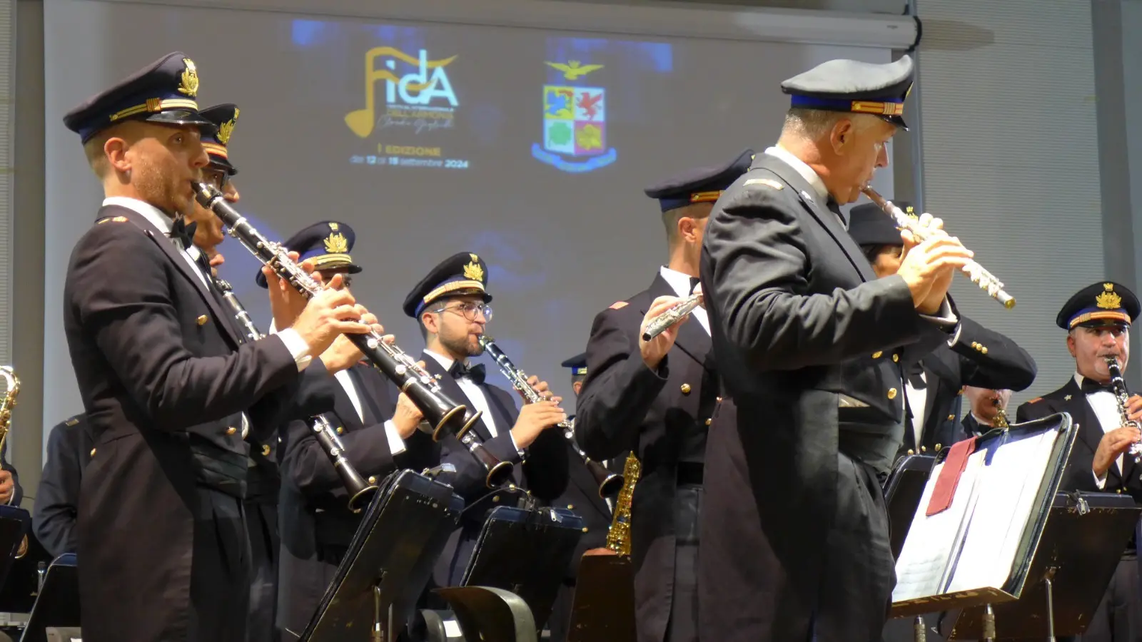 Banda dell'Aeronautica Militare Italiana durante il Festival Internazionale dell'Armonia Claudio Giglietti
