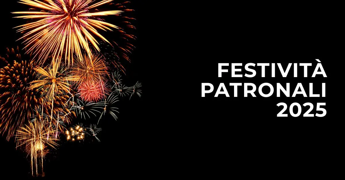 Patronal Festivity 2025 - Fireworks with title